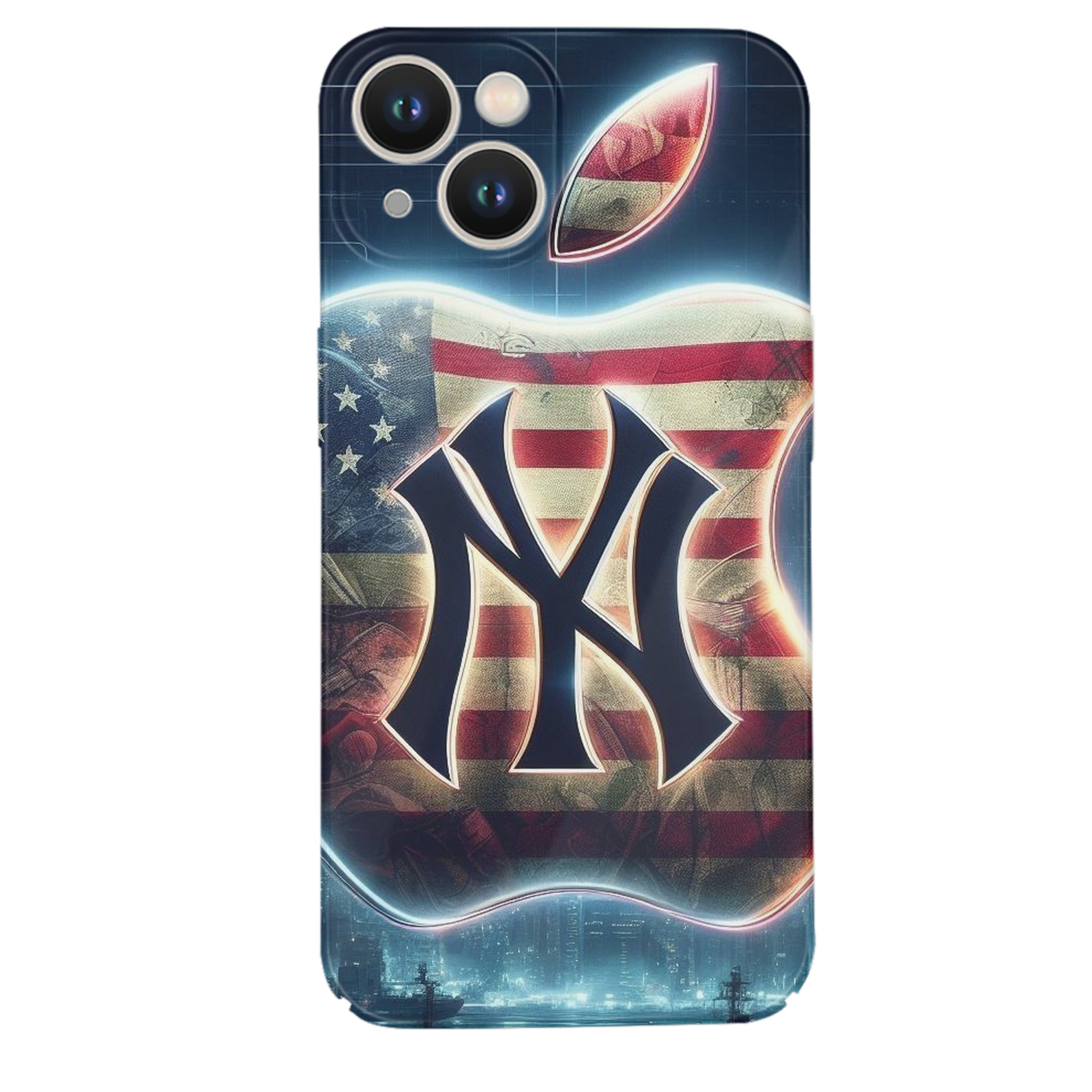 New York Yankees 347 IPhone 14 Series Full-Cover Hard Case – Shockproof With Raised Camera Protection – Precise Cutouts, Wireless Charging Compatible – Durable, Anti-Yellowing, Easy To Clean